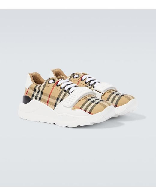 BURBERRY Sneaker in pelle check